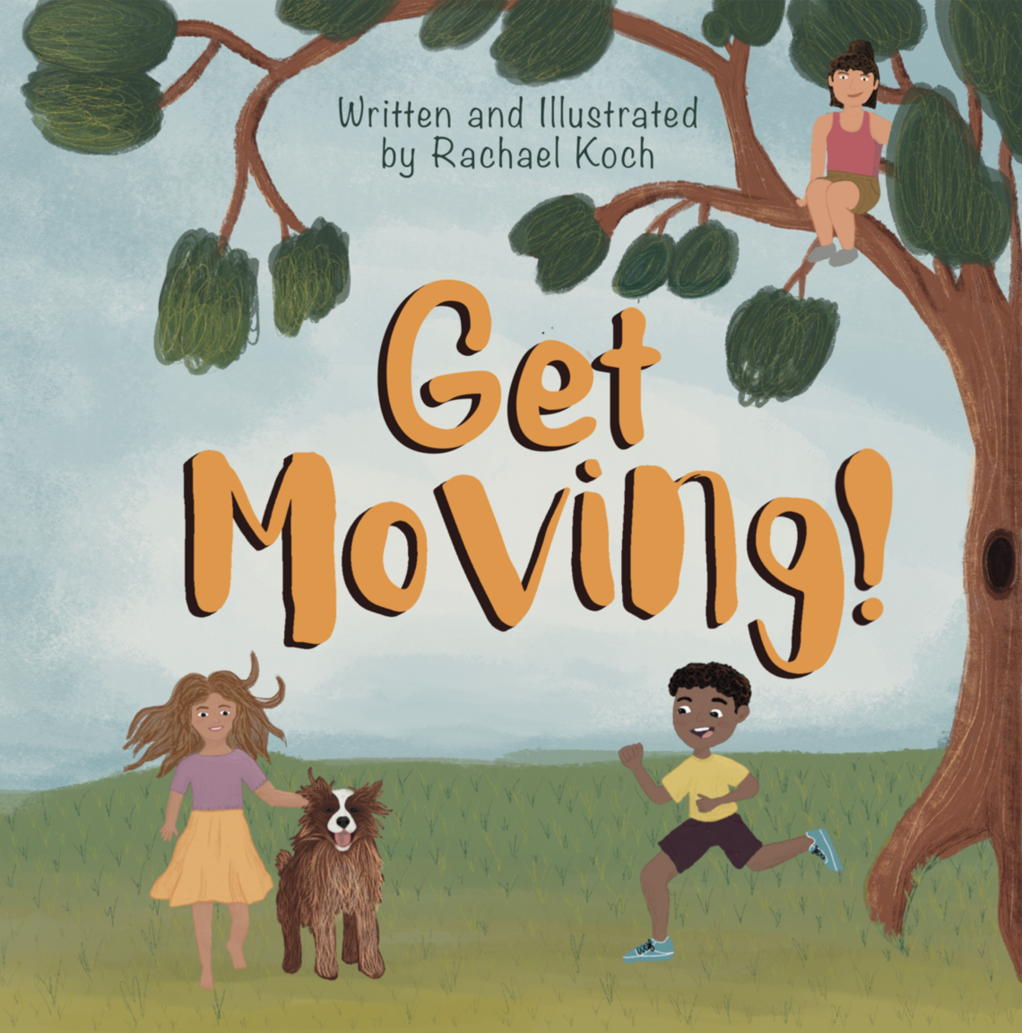 Cover Image for Get Moving, Rachael's debut picture book